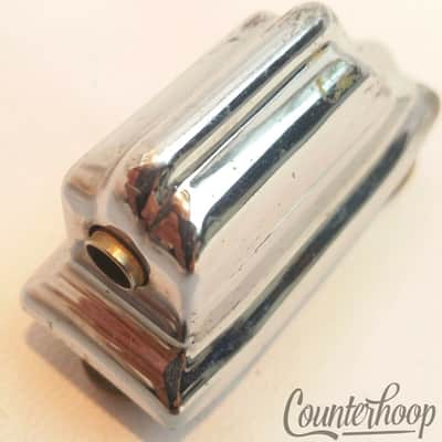 Rogers Beavertail Tom Drum Lug Chrome Powertone/Holiday Vintage 60s USA Hex/Circ image 1