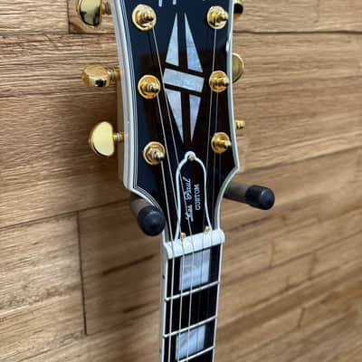 Epiphone Les Paul Custom "Inspired by Gibson Custom" Guitar 2024 - Alpine White 8lbs 5oz w/Hard Case. New! image 9