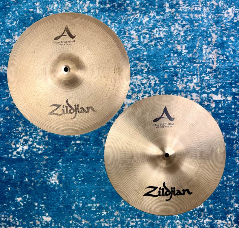 Don't pay £400+!! 14" Zildjian A NEW BEAT Hihats 956g 1420g image 1