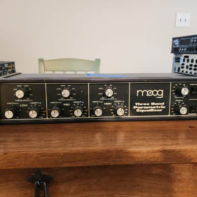 Moog MKPE Three Band Parametric Equalizer 1970s - Black image 1