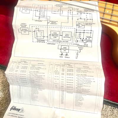 1978 Gibson RD Artist "NATURAL BLONDE" Electric (MOOG) Bass + OHSC image 12