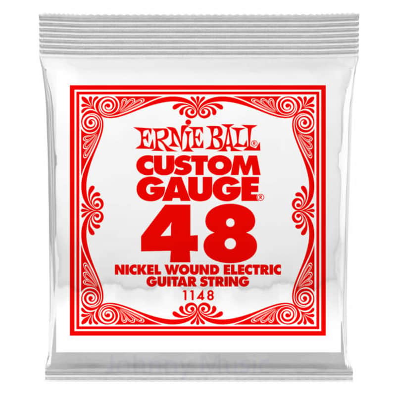 .048 Custom Gauge Electric Guitar Single String Nickel Plated Wound On Tin Plated Steel Hex Core image 1