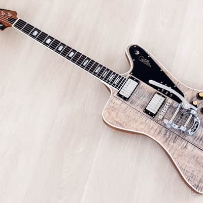2023 Kauer Banshee Deluxe Stonewash Flame Top, Near-Mint w/ Wolfetone & Bigsby image 12