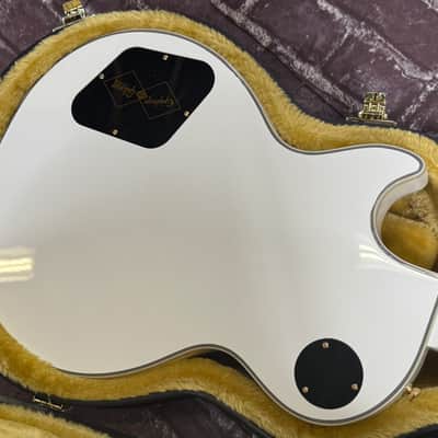 2025 IGC Epiphone Inspired by Gibson Les Paul Custom Alpine White New Unplayed Auth Dlr 8lb10oz #610 image 16