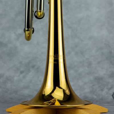 Carol Brass CTR-5280L-GLT (Euro) Bb trumpet, clear lacquer image 7
