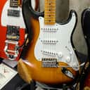 (Pre-Order) Fender 1955 Stratocaster Heavy Relic - Custom Built - Event Favorites, Aged 2-color Sunburst - 2026 Summer Dealer Event #140