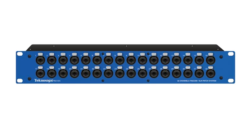 Teknosign PBA 32 C 32-Channel Combo Patchbay image 1