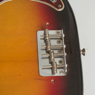 Fender  Precision Bass Solid Body Electric Bass Guitar (1962), ser. #83915, original brown tolex hard shell case. image 16