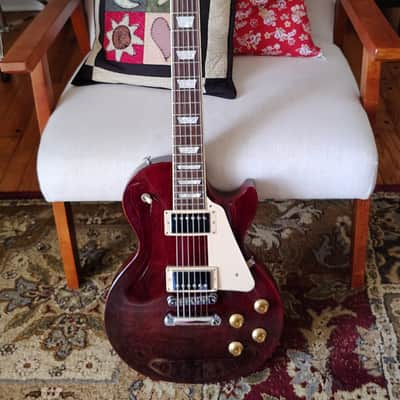 Gibson Les Paul Studio Bound Neck. Natural Faux Binding 2024 - Present - Wine Red image 5