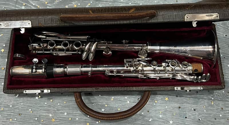 Selmer Depose Metal Silver Bb 1930 - Silver Clarinet | Reverb