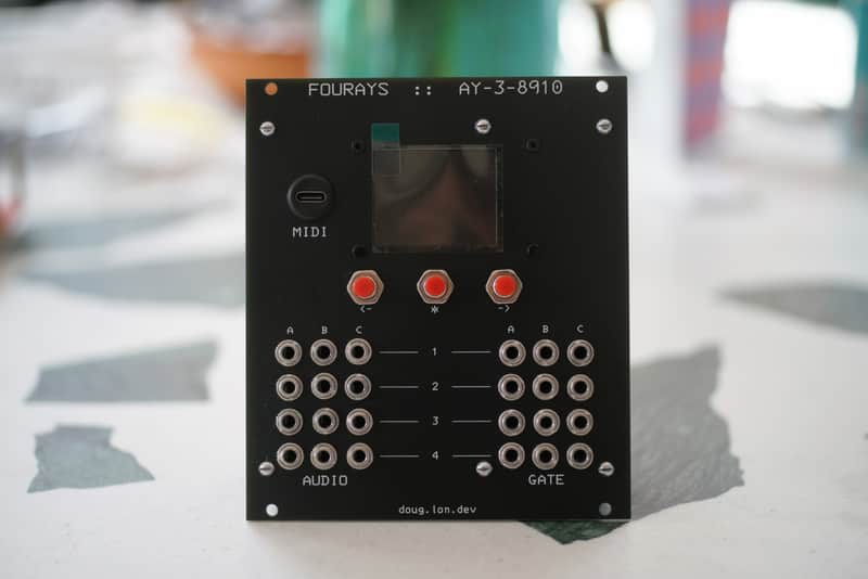 Polyphonic chiptune oscillator eurorack module image 1