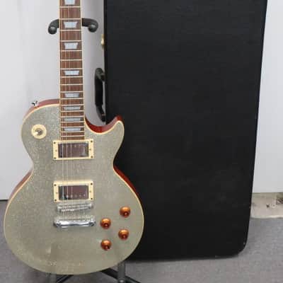 Epiphone Les Paul Model Gibson - Silver Sparkle Electric Guitar image 1