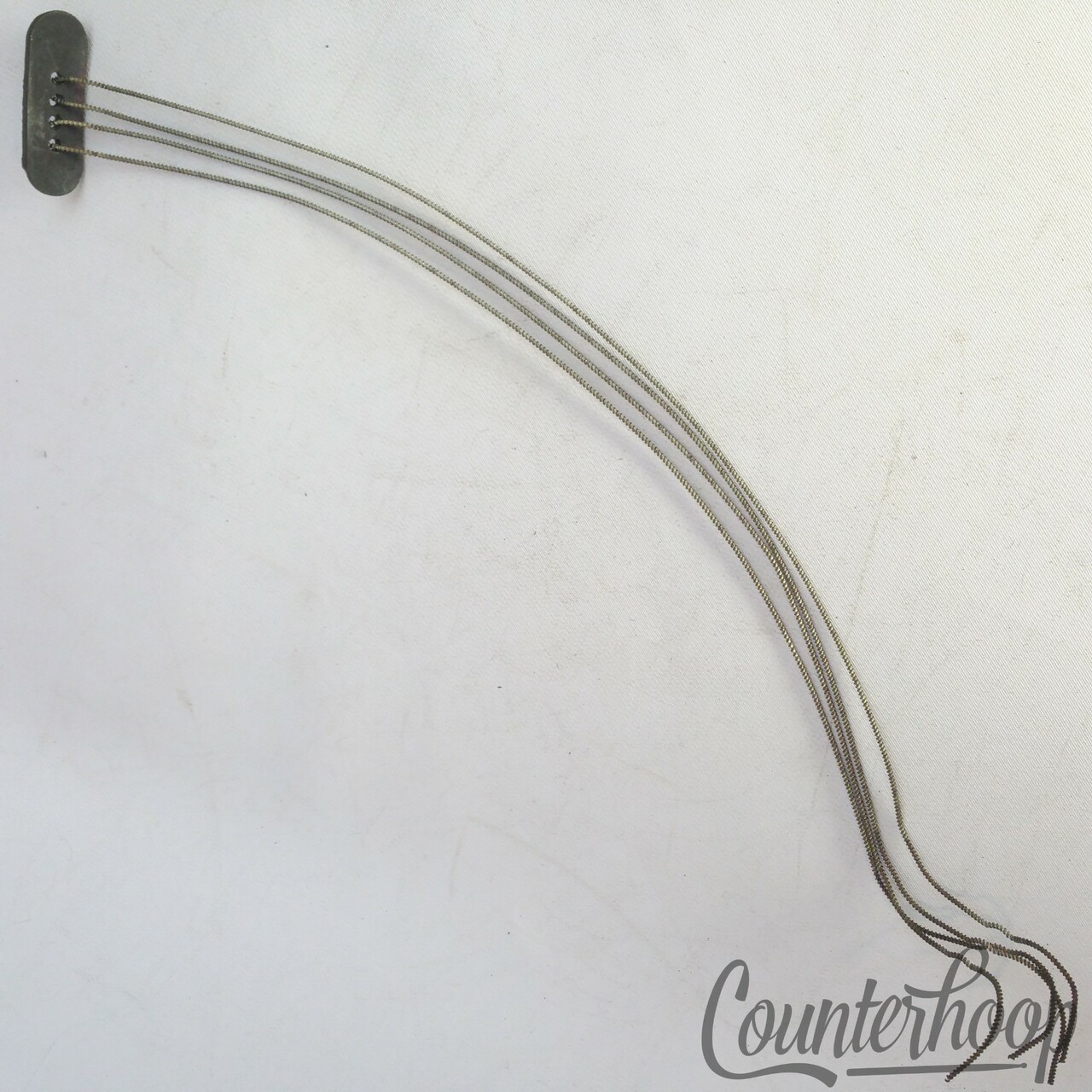 Slingerland 12" 4-Strand Snare Drum Coiled Metal/Cloth Wires+Leather Butt Plate — main photograph