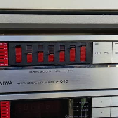 VINTAGE AIWA COMPONENT STEREO SYSTEM/TURNTABLE/TAPE/AMPLIFIER/VERY RARE RESTORED image 3