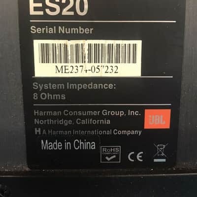 JBL ES20 Series 3-Way Speakers - Pair - Tested & Working image 6