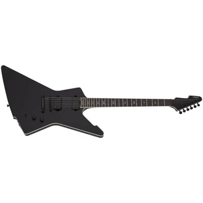 Schecter E-1 SLS Evil Twin Guitar w/ Fishman Fluence Pickups - Satin Black image 3