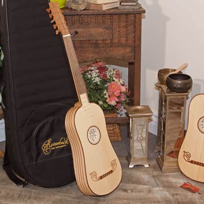 Roosebeck Baroque 5-Course Guitar, Lacewood w/ Padded Gig Bag image 4