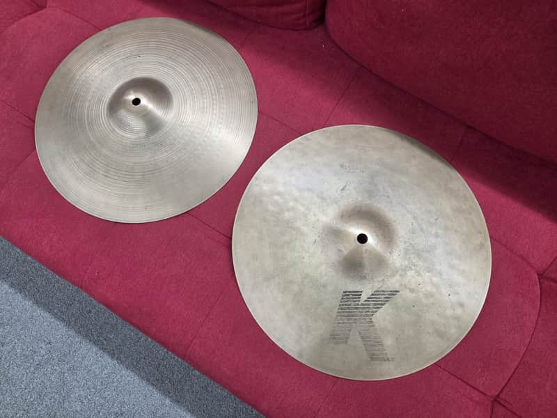 Zildjian K Hihat Top/ 70s A NewBeat Bottom Mismatch Hi Hat Pair