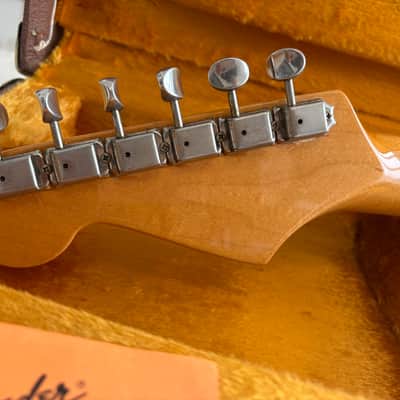 1998 Fender 57 American Vintage Stratocaster Custom Shop Josefina PU, PLEK Fiesta Red AVRI image 5