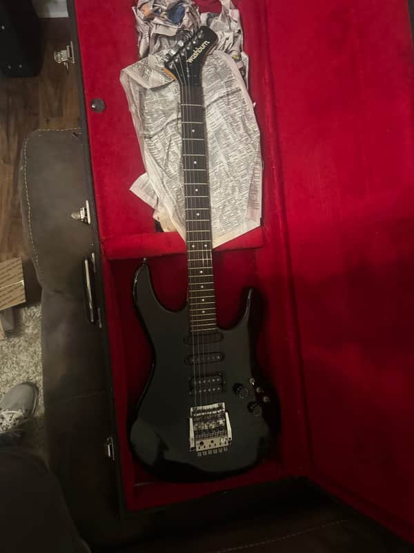 Washburn G10 V 80s-90s - Black image 1