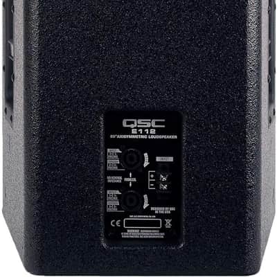 QSC E112BK 12" 400 Watt 2-Way Full Range Passive Loudspeaker image 2