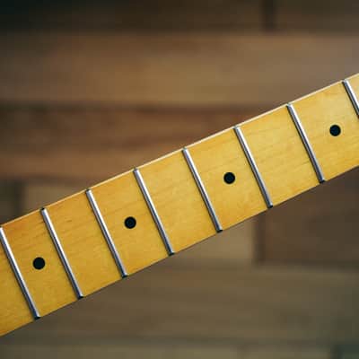 Telecaster Neck – Vintage Maple | 21 Frets | Nitro Satin Finish | Bone Nut image 11