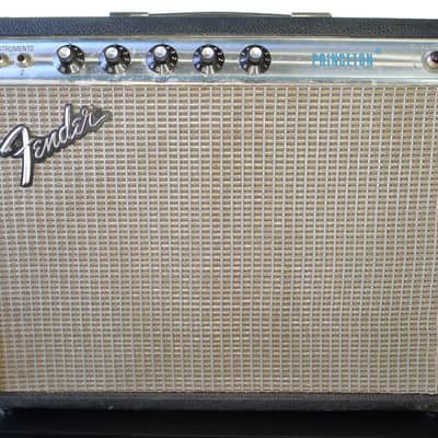 * Freshly serviced * 1976 Fender Princeton (Non-Reverb) 1X10 Silverface Vintage Guitar Combo Amplifier w/ Original 10" Oxford Speaker image 5