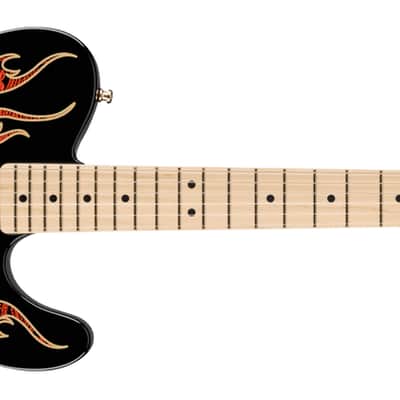 Fender James Burton Telecaster Maple Fingerboard, Red Paisley Flames image 2