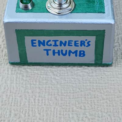 Handpainted Engineer's Thumb Compressor effects pedal image 3