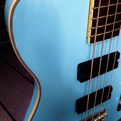 Custom Build - Birdsong Designed T Bass - 30.5" Scale PRE-ORDER - Robin Blue image 4