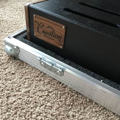Creation Music Company Custom 28x20 Elevation Pedalboard  Walnut/Black image 7