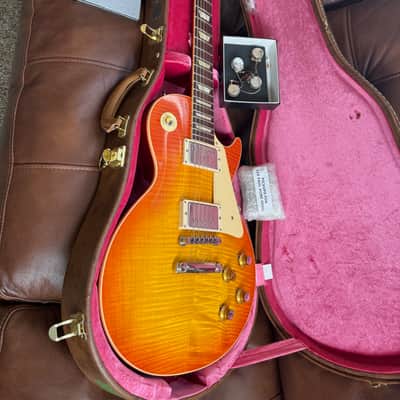 Gibson Custom 60th Anniversary 1960 Les Paul Standard "CME Spec" Orange Lemon Fade VOS w/60 V2 Neck image 13