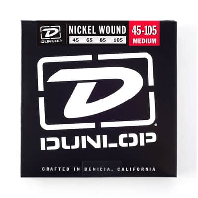 EMG Geezer Butler Signature PJ Bass Pickup Set with Dunlop DBN45105 Med 45-105 Strings image 3