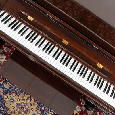 Weber W-118 Upright Piano w/ PianoDisc | Polished Dark Walnut | SN: T00020125 image 4