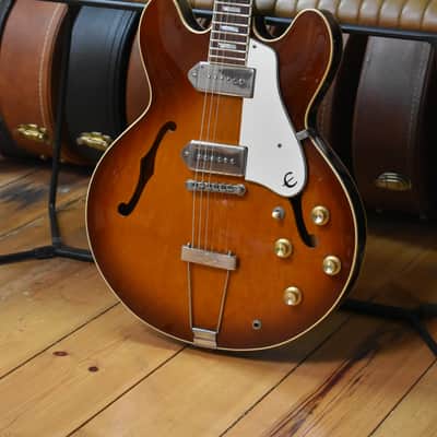 1987 Epiphone Casino Violin Burst, Made in Japan Terada Factory, MIJ, Pre-Elitist image 2