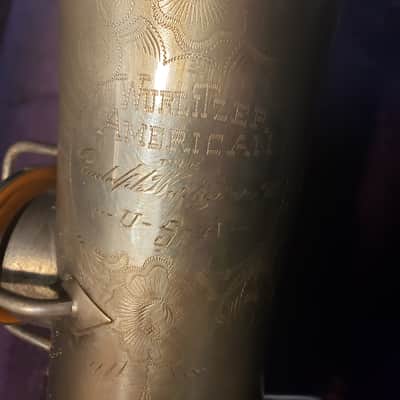 Wurlitzer C Melody Saxophone (Conn Stencil) silver image 2