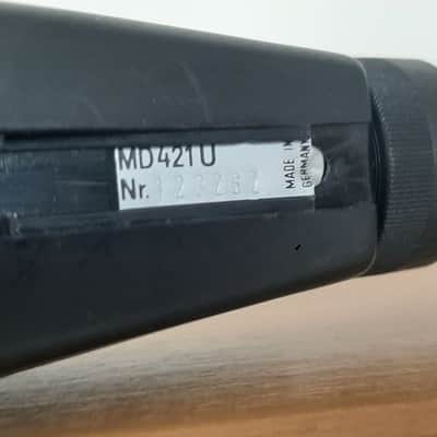Sennheiser MD 421-U Cardioid Dynamic Microphone 1960s - 1990s - Black image 9