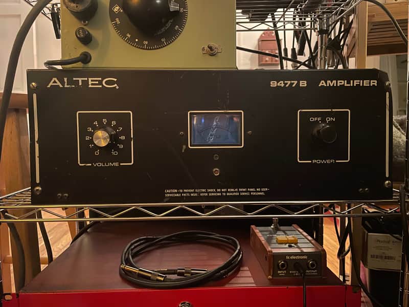 Altec 9477B Amp 1970s Black image 1