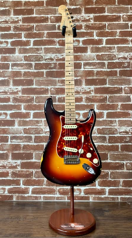 Starr Strat Custom 2020 3-Tone Sunburst Spitfire Guard Ronin Wound Pickups New Introductory Pricing (Authorized Dealer) image 1