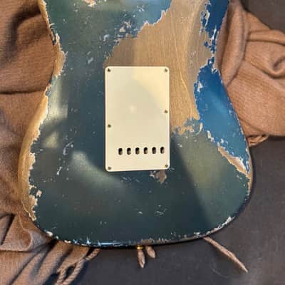 Fender Custom Shop Masterbuilt 1960 Stratocaster Heavy Relic - Dale Wilson 2024 - Lake Placid Blue image 5