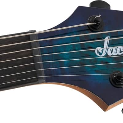 Jackson Pro Series Signature Misha Mansoor Juggernaut HT7P, Ebony Fingerboard, Chlorine Burst USED image 4