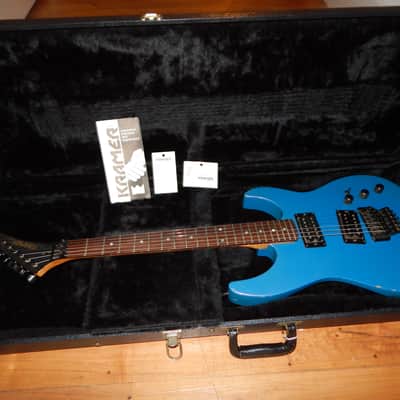 Kramer Pacer 1985 - Flip Flop Blue/Purple Tilted Bridge Pickup image 13
