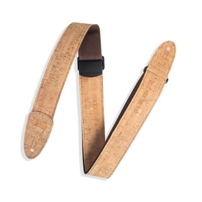 Levy's MX8 Cork Guitar Strap - Beige image 2