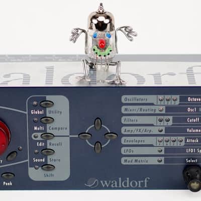 Waldorf Micro Q Synthesizer Rack Blau + Neuwertig + 1,5 Jahre Garantie image 3