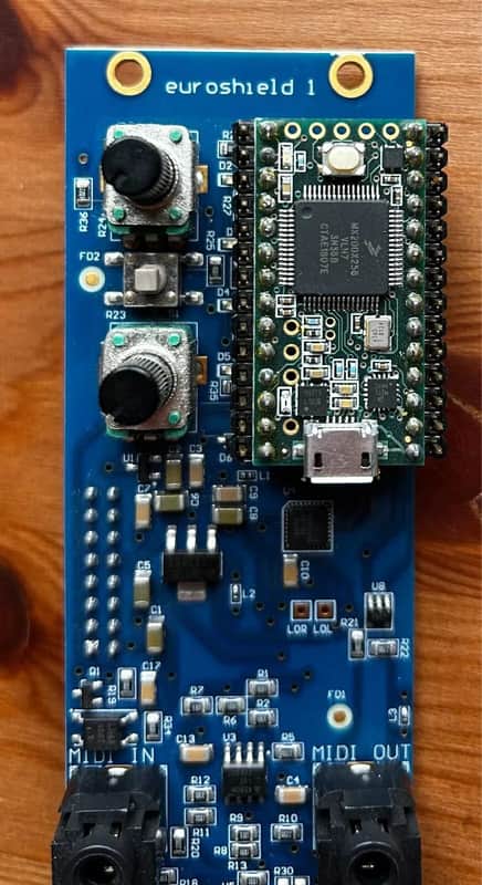 1010 Music Euroshield 1 Teeny Development Board - RARE - Teensy Included! image 1