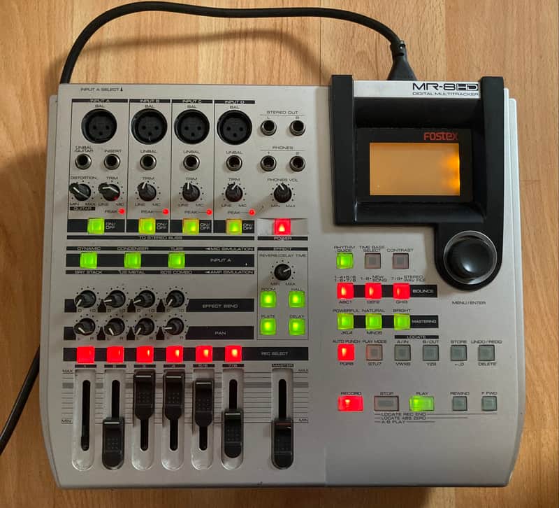 Fostex MR-8 HD Digital 8-Track Recorder 2000s - Black image 1