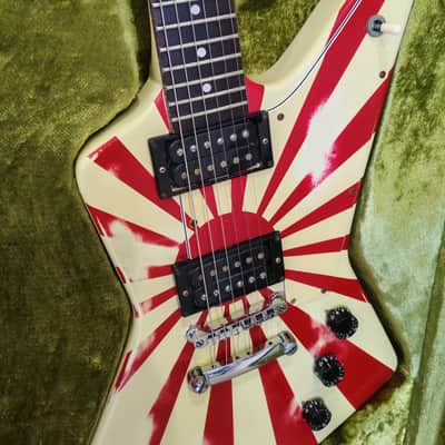 1978 Greco EX800 Relic Rising Sun JAPAN - Van Halen Ibanez Destroyer 2459 Lawsuit Era Explorer - Original Hardcase image 5