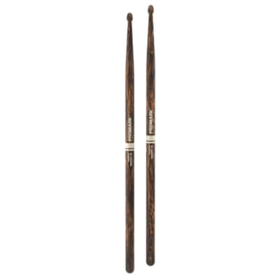 Promark Rebound 2B FireGrain Hickory Acorn Wood Tip Drumsticks image 2
