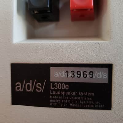 ADS L300e 2 Way Bookshelf Speakers a/d/s Vintage Compact Audiophile Quality Monitors image 8