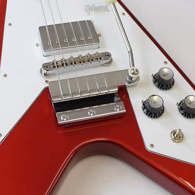 Gibson Flying V 1967 Reissue 2020 Vibrola Burgundy image 11